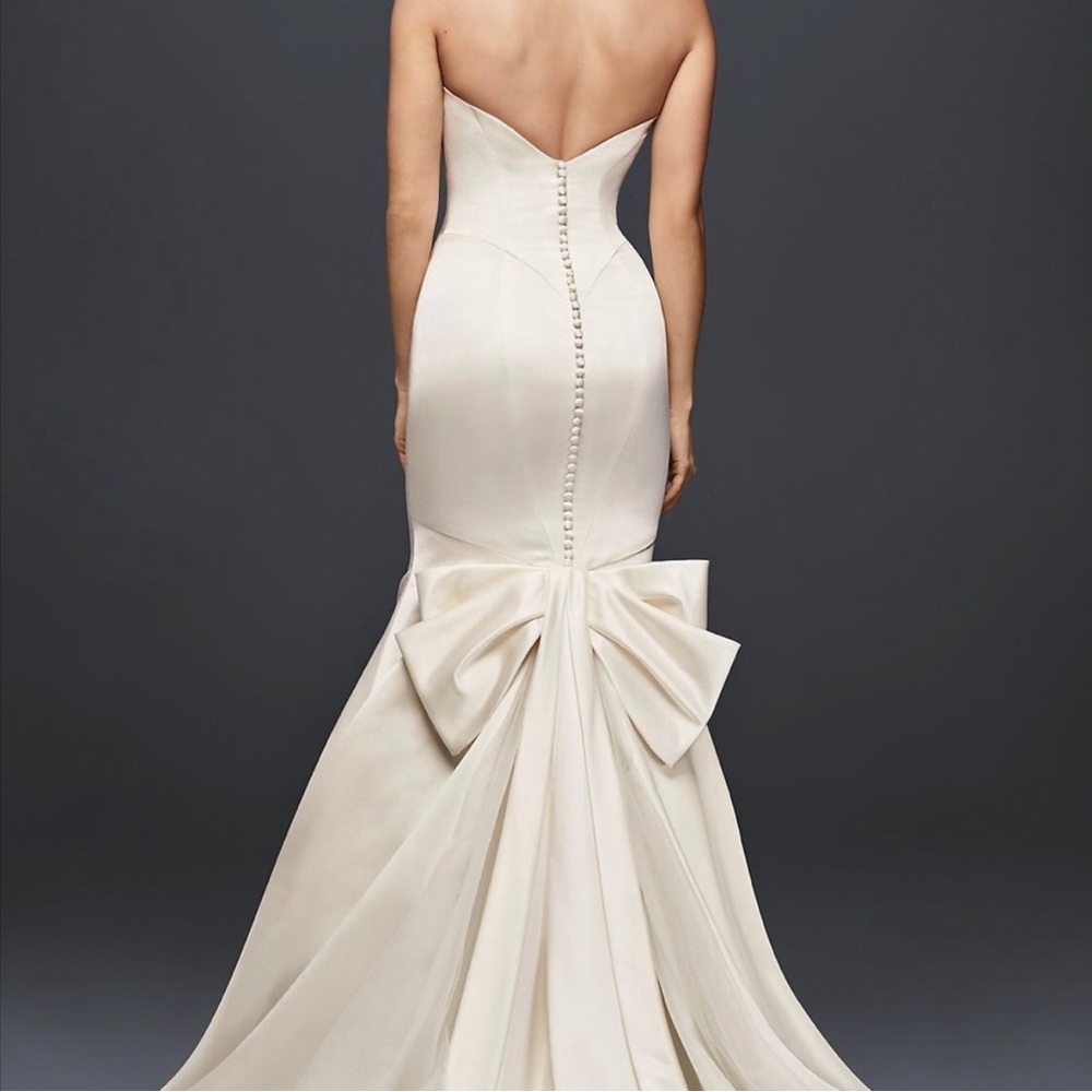 Truly by Zac Posen Bow Sweetheart Wedding Dress Gown 0